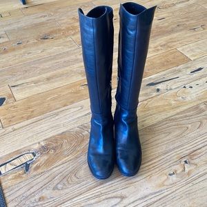 Tall black Ivanka Trump boots size 8